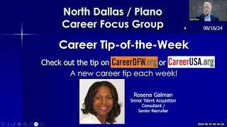 North Dallas / Plano CFG - 8/16/24 - "Crystal Knows" with Patty Basche