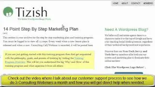 Tizish Wordpress Blog - Training Program Details