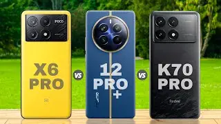Poco X6 Pro vs Realme 12 Pro Plus vs Redmi K70 Pro 🔥