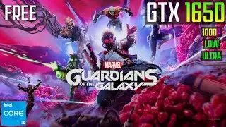 Marvel's Guardians of the Galaxy on GTX 1650 - FREE on Epic Games!