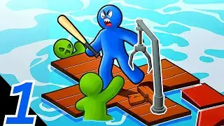 Zombie Raft Gameplay Walkthrough - zombie raft survival Part1  (iOS, Android)