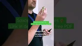Saxophone ligatures - beginners sax course 🎷 link in description for free PDF 👍🏻