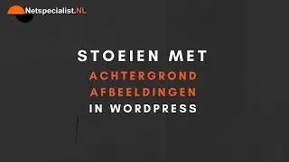 stoeien met achtergrond afbeeldingen in wordpress