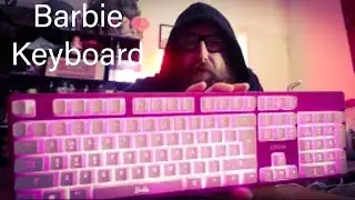 ASMR: This barbie keyboard is kinda awesome
