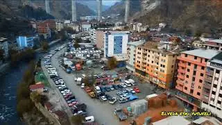 Ağlatan Eski Yusufeli merkez manzarası. 