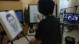 (Portrait Drawing) Another 3 photos on the go - Part 2