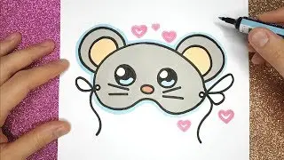 COME DISEGNARE UNA MASCHERA DI TOPOLINO PER BAMBINI