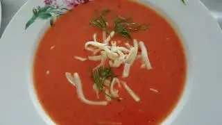 Tomato soup like in 5⭐ hotels / Domates çorbası / TURKISH CUISINE