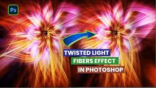 How to Create a Twisted Light Fibers Effect in Photoshop !! Easy Tricks Photoshop Tutorial