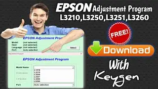 epson l3210।resetter free download।l3250 adjustment program।epson l3210 red light blinking solution?