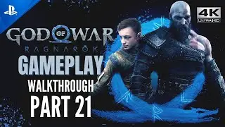 God of War Ragnarok : Gameplay Walkthrough Part 21 || Atreus & Thrud visit Helheim