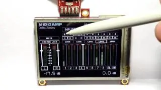 Midizamp - Controlling the M-Audio Delta 1010 on 4D Systems OLED module