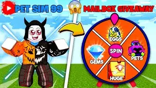 🔴LIVE PET SIMULATOR 99 FREE EXCLUSIVE & GEMS GIVEAWAY NOW💎