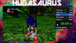 Sonic Adventure 2 Hero Story RTA 49:47 IGT 35:46