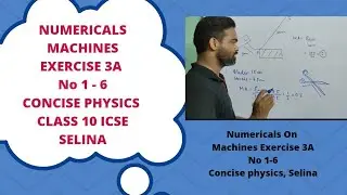 Numericals on machines icse class 10, concise physics selina, Exercise 3A, Numericals on levers