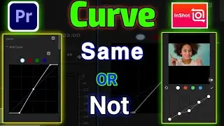 Adobe Premiere Pro RGB Curves Colors & Inshot Color Curve Color Grading  Same OR Not
