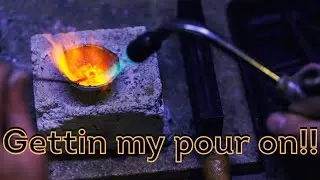 How to glaze a ceramic dish with borax for pouring precious metals