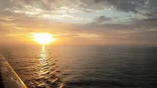 sunset sailing on the high seas 4k hd