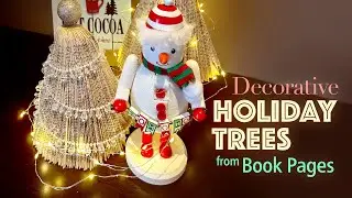 Book Page Trees | DIY Crafts with HPL's Linda