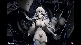 Windaria - clay model showcase preview in Unreal Engine