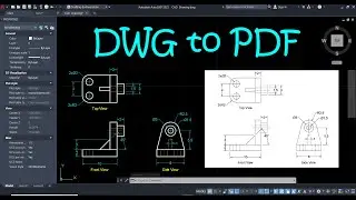 How to convert AutoCAD (.DWG) File to PDF
