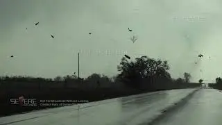 Elmo KS Tornado crosses road 4-29-2022
