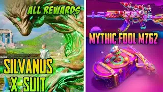 New SILVANUS X-SUIT All rewards 😱|| New Fool M762 Skin🤯