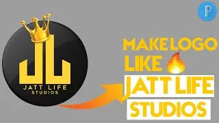 How to make Professional Logo in Pixellab | Make logo like jatt life studios