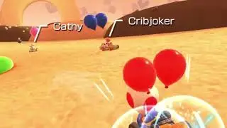 Trying Mario Kart Balloon Battle Track (finished second 🥲)