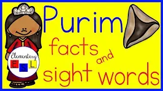 Learn About Purim AND Practice Sight Words! Purim Informational Video for Kids