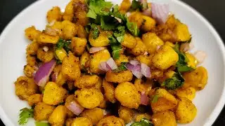Crispy Corn 🌽 Chaat | Easy & Quick recipe | Evening Snack 😋 #crispycorn #familytime #cooking