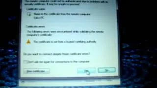Remote Desktop Connection (Windows 7)