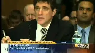 Steven Miller on 'Prepared Q&A' in IRS Scandal: 'I Will Take Responsibility for That'