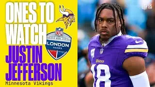 2024 NFL London Games Ones To Watch | Justin Jefferson - Minnesota Vikings 💜 | NFL UK & Ireland