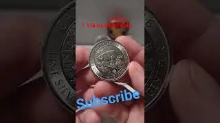 1 1/4 oz Canadian silver