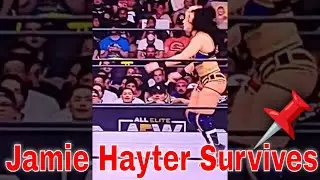 Jamie Hayter Survives a (Nasty Blow!)👀👀😱