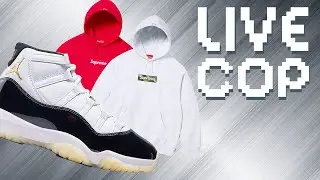 LIVE COP: Supreme Box Logo's & Air Jordan 11 Gratitude