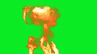 Explosion - Green Screen