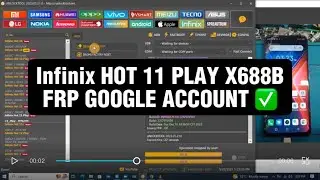 Infinix HOT 11 PLAY X688B FRP GOOGLE ACCOUNT bypass with UNLOCKTOOL