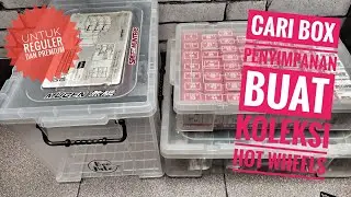 SOLUSI UNTUK BOX PENYIMPANAN KOLEKSI DIECAST HOT WHEELS REGULAR DAN PREMIUM