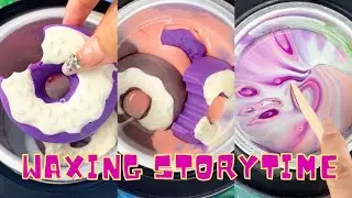 🌈✨ Satisfying Waxing Storytime ✨😲 