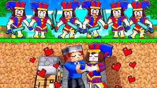 POMNI ONLY HUNTERS vs Speedrunner in Minecraft! The Amazing Digital Circus