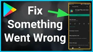 How to Fix Google Play Store something went wrong try again || Something went wrong solution