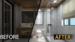 Interior Post Production Architectural Visualization Tutorials | CG Deep
