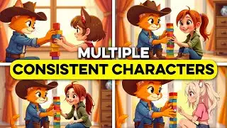 Create Multiple Consistent Characters with NEW AI Image Generator!