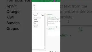 Translator in Excel|Translate in any language |Excel Tutorial |#shortvideo #shortviral #excel