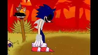 (FNF/Sonic/Dc2) Sonic.Exe (Remastered) Side View Preview Animation