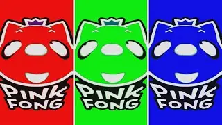 Pinkfong Logo Effects In RED, GREEN AND BLUE