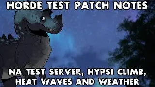 The Isle News Updates: Horde Test Patch Notes, Testing Server, Climb Not in Development, Weather