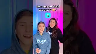 Who sang the BEST harmony?!? 🤔🎤 